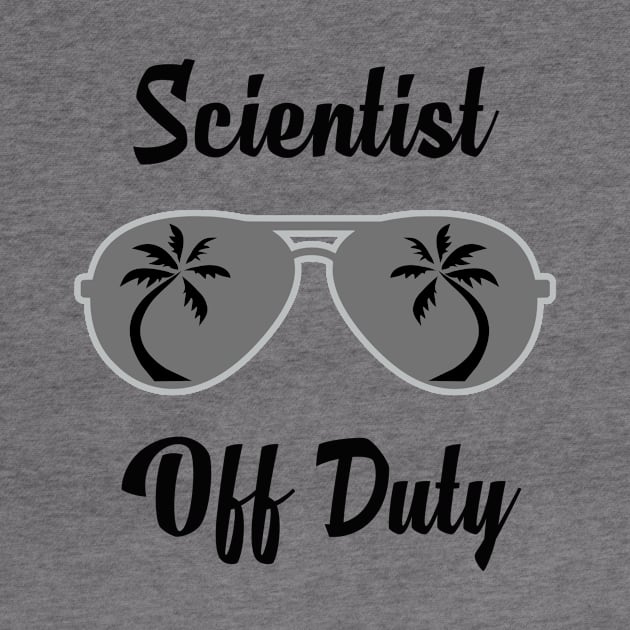 Off Duty Scientist Funny Summer Vacation by chrizy1688